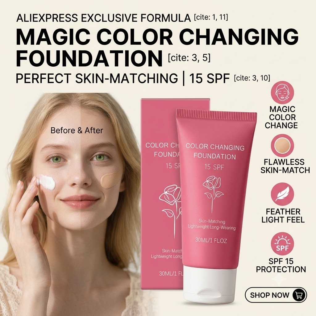 Face Moisturizer Spf - Тональный крем с изменением цвета SPF