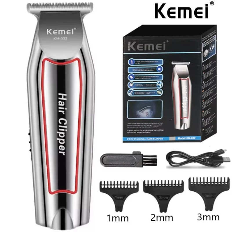 Mens Grooming Box - Электрический триммер для волос Kemei KM-032,