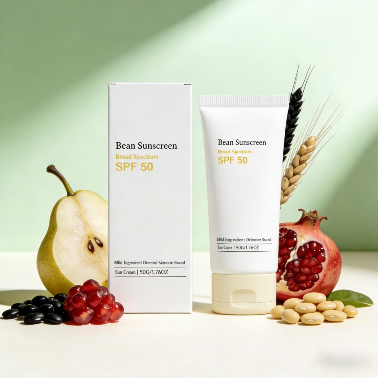 Face Moisturizer Spf - Корейский солнцезащитный крем Bean SPF 50