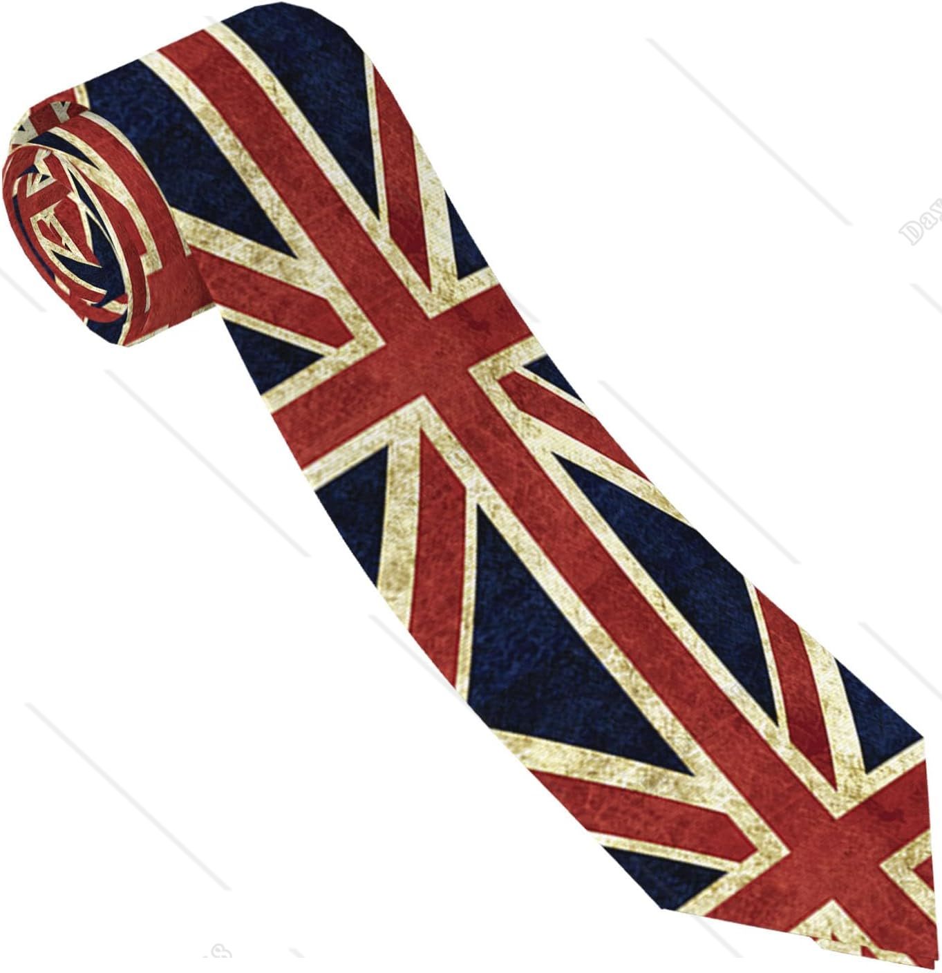 Men'S Grooming Uk - Мужской галстук с флагом Великобритании, деловой