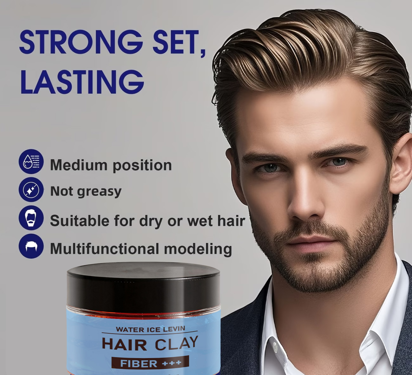 Pomade Hair Clay - Глина для волос с биотином и