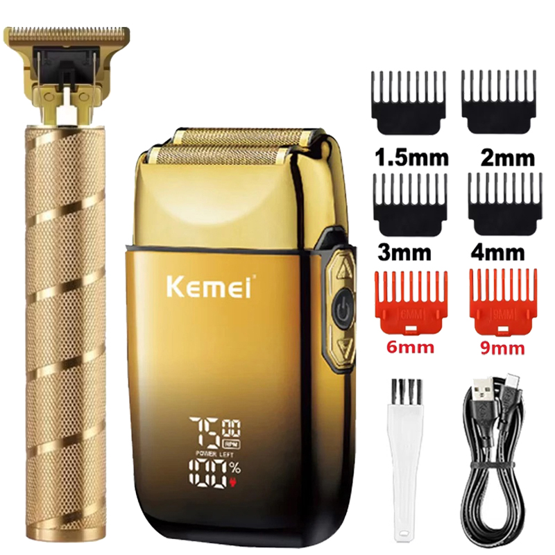 Mens Grooming Box - Электрическая бритва-триммер Kemei KM-TX10 T9 для