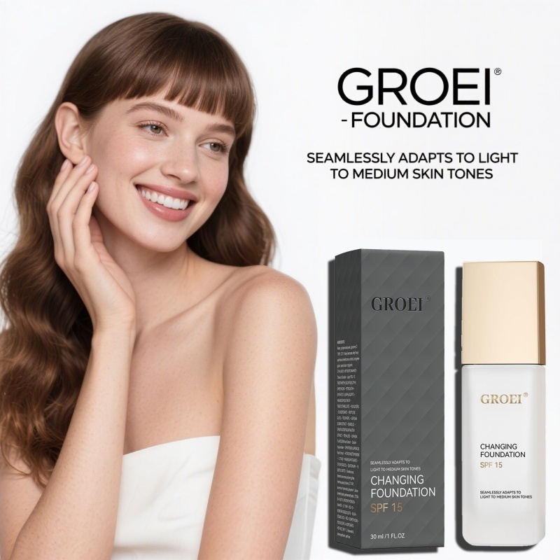 GROEI Changing Foundation SPF  – обзор и цена Face Moisturizer Spf