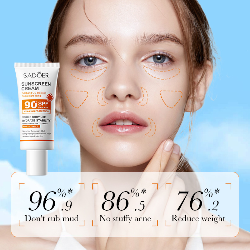 Солнцезащитный крем Sadoer с в – обзор и цена Face Moisturizer Spf
